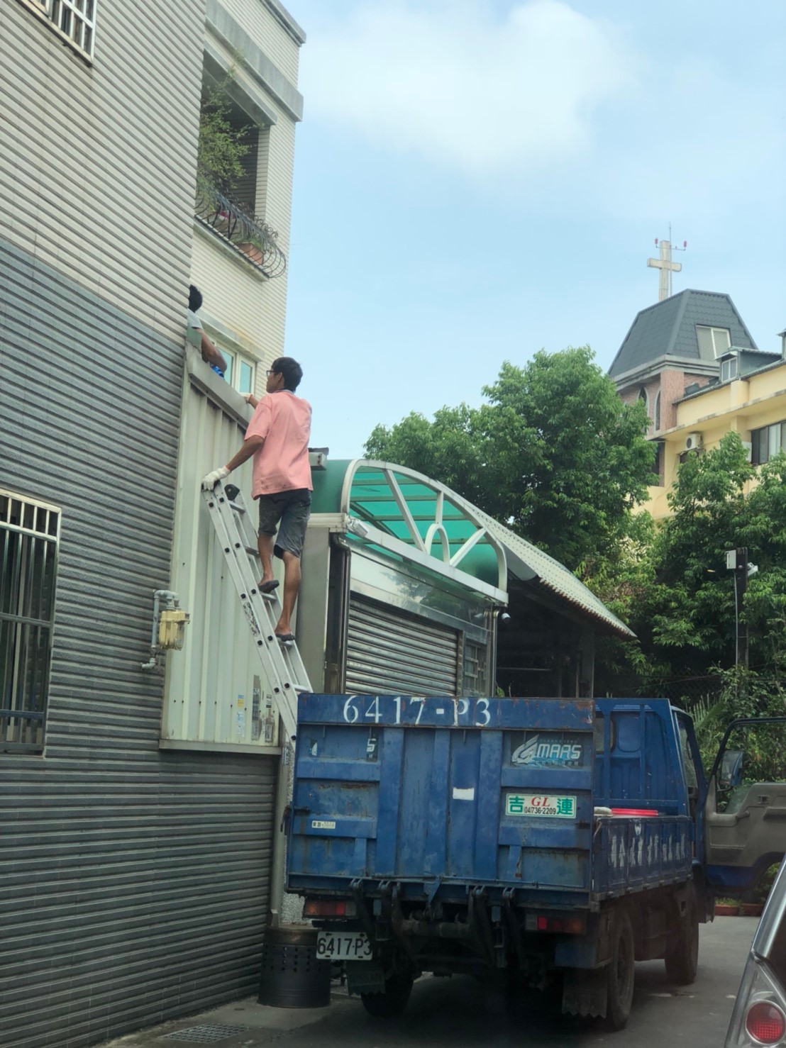 彰化市自由街 外牆防水